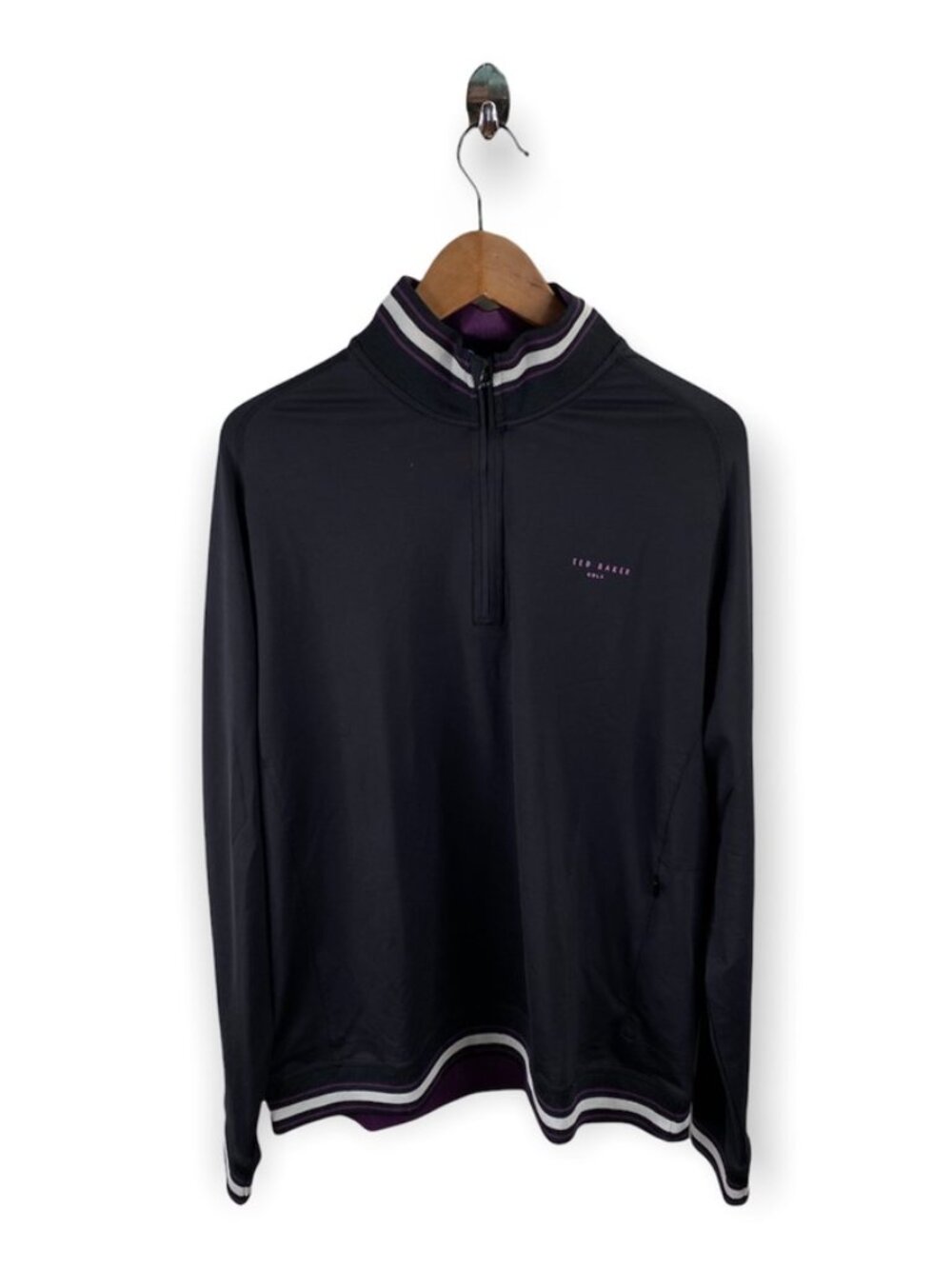 Ted Baker Golf Zip Up Sweater Top Size 6 NWT